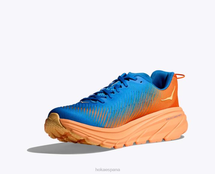 Hoka hombres rincón 3 PBDP594 cielo costero/naranja vibrante