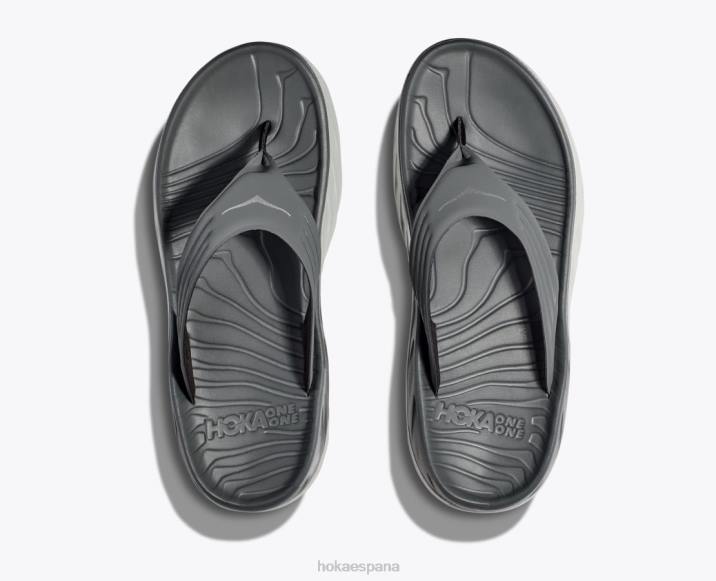 Hoka hombres volteo de recuperación ora PBDP563 bálsamo verde/mercurio