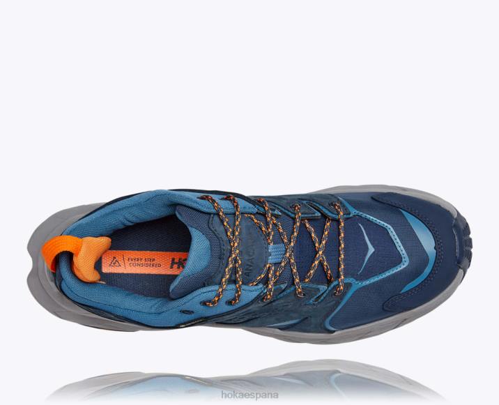 Hoka hombres anacapa baja gtx PBDP544 espacio exterior/verde azulado real