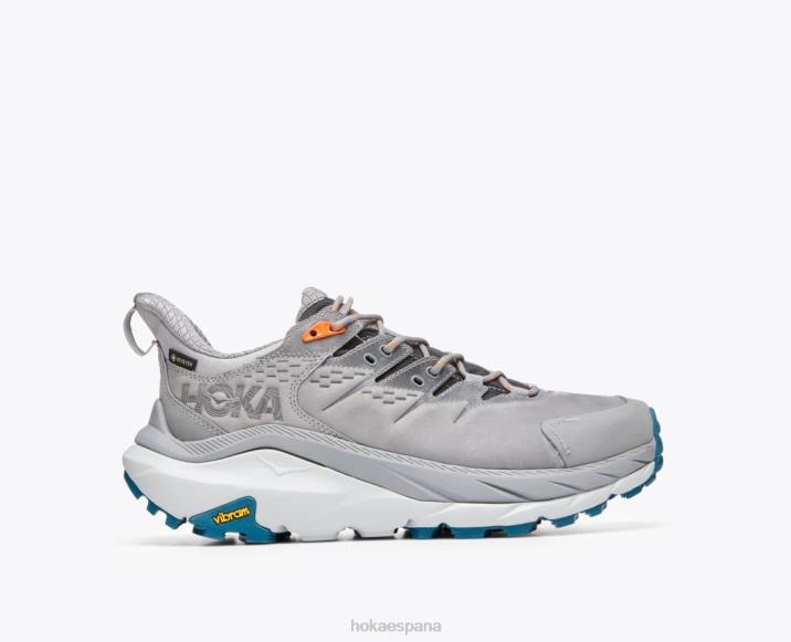 Hoka hombres kaha 2 baja gtx PBDP551 piel de tiburón/coral azul