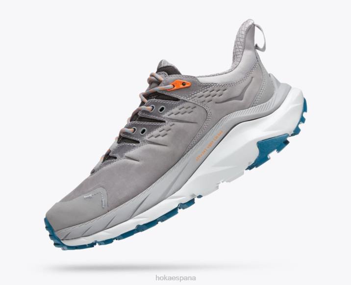 Hoka hombres kaha 2 baja gtx PBDP551 piel de tiburón/coral azul