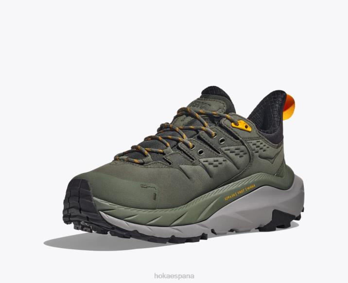 Hoka hombres kaha 2 baja gtx PBDP552 tomillo/amarillo radiante