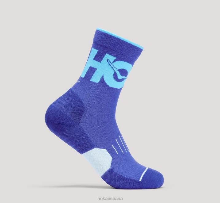 Hoka mujer calcetín para correr PBDP383 azulado/azul buceo