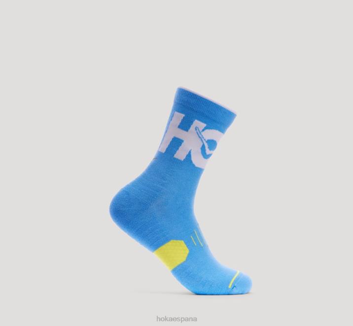 Hoka mujer calcetín para correr PBDP389 azul diva/cítricos