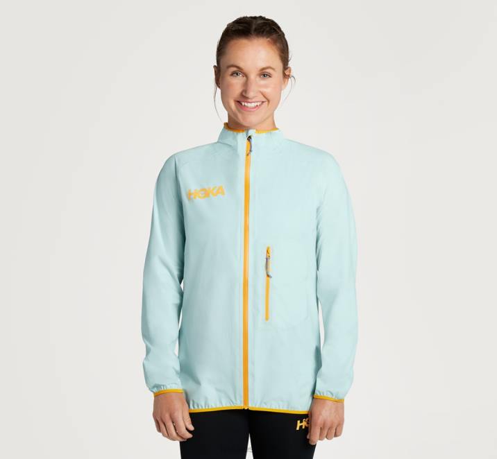 Hoka mujer chaqueta impermeable ultraligera PBDP375 negro