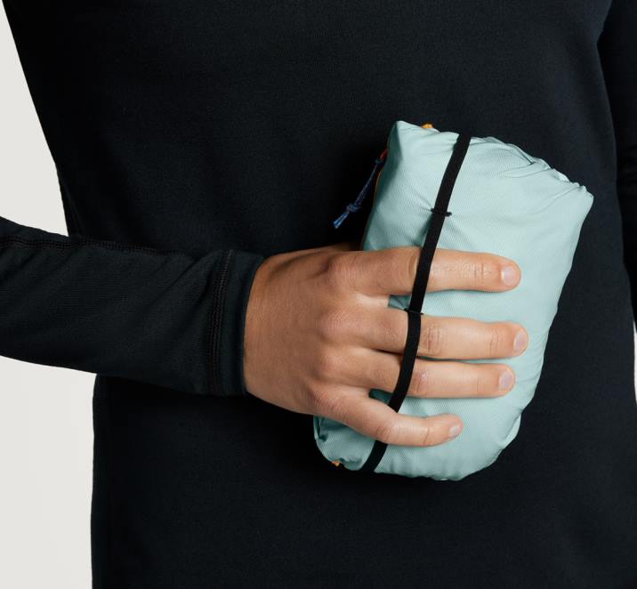 Hoka mujer chaqueta impermeable ultraligera PBDP375 negro