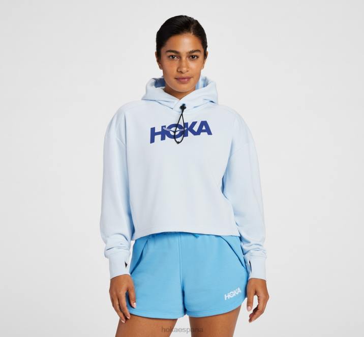 Hoka mujer pull-over PBDP371 niebla verde