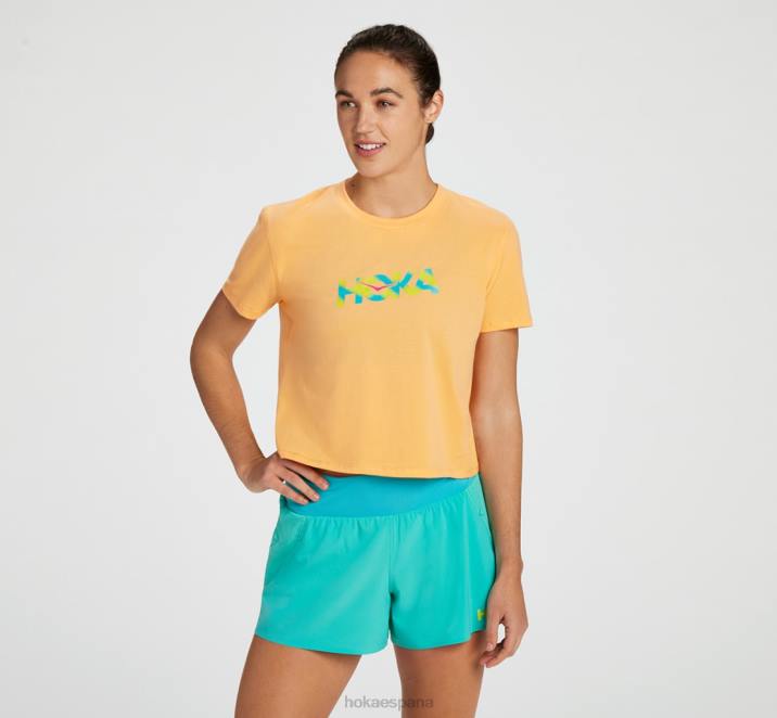 Hoka mujer camiseta para todo el día PBDP317 añil