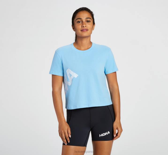 Hoka mujer camiseta para todo el día PBDP343 todos a bordo