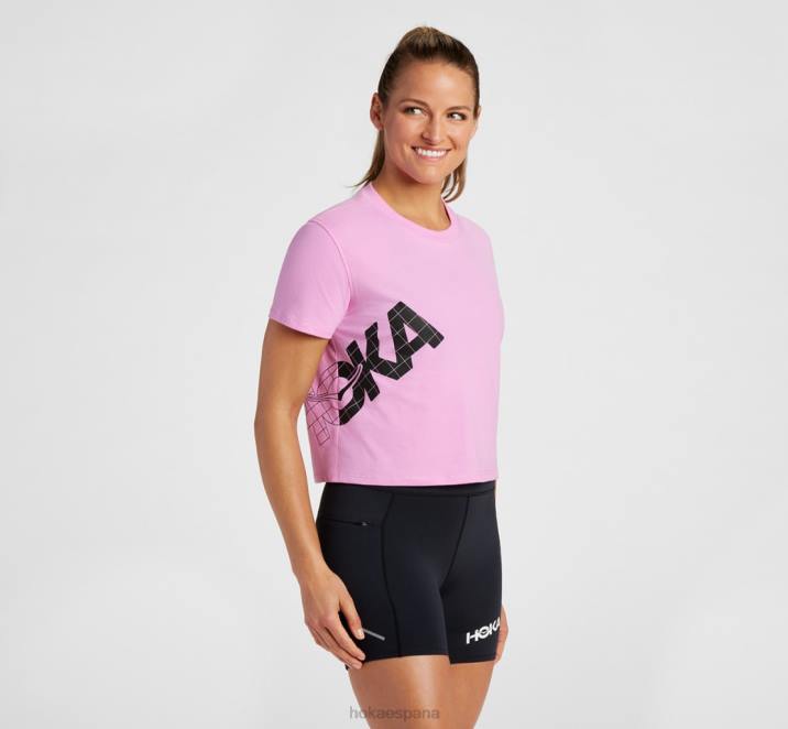Hoka mujer camiseta para todo el día PBDP344 ciclamen