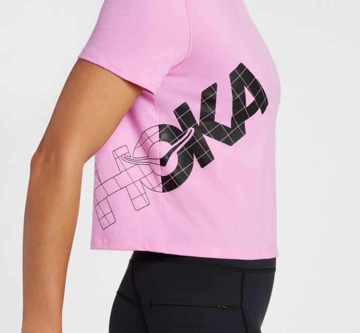 Hoka mujer camiseta para todo el día PBDP344 ciclamen
