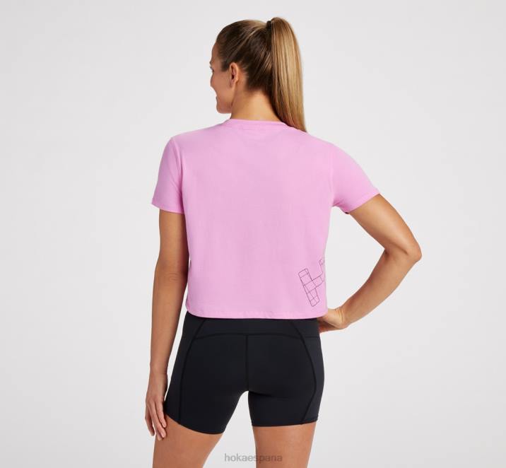 Hoka mujer camiseta para todo el día PBDP344 ciclamen