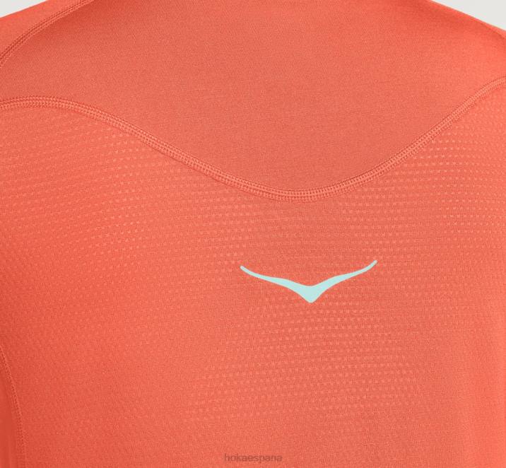 Hoka mujer capa intermedia de merino PBDP333 camelia