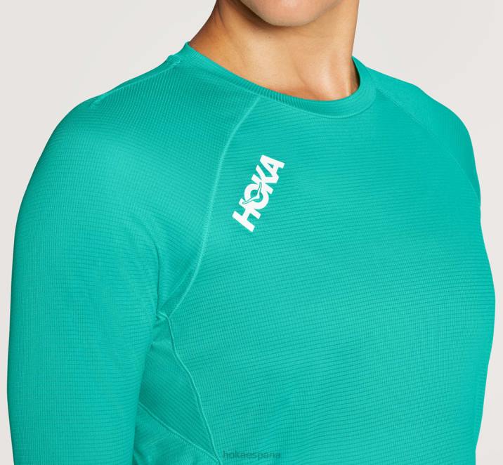 Hoka mujer deslizamiento manga 3/4 PBDP329 saúco