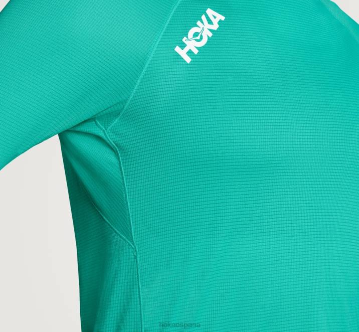 Hoka mujer deslizamiento manga 3/4 PBDP329 saúco