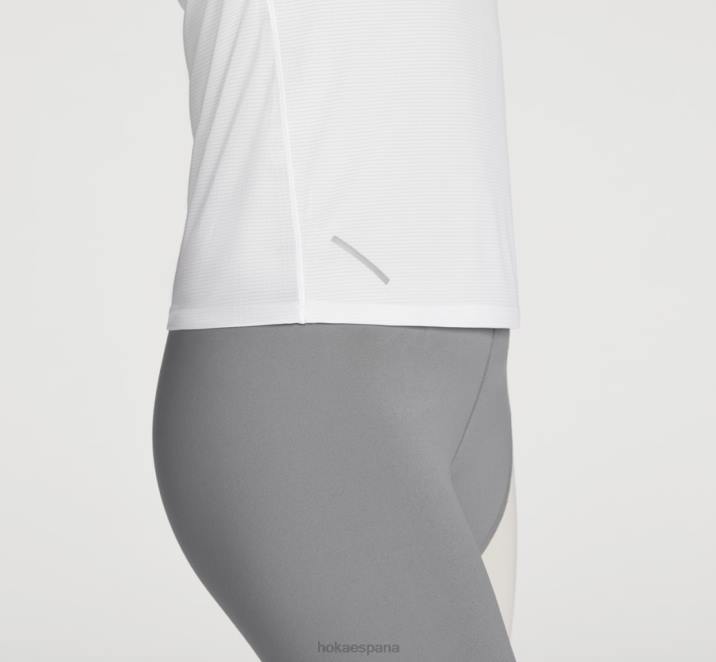 Hoka mujer deslizamiento manga corta PBDP325 blanco