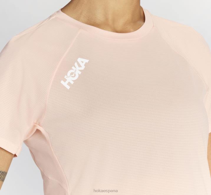 Hoka mujer deslizamiento manga corta PBDP335 blanco