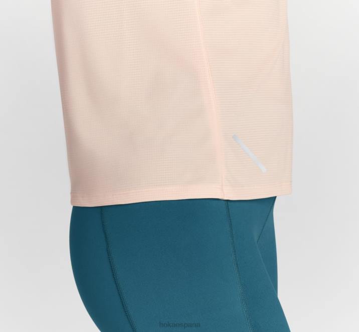 Hoka mujer deslizamiento manga corta PBDP335 blanco