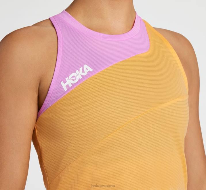 Hoka mujer tanque deslizante PBDP342 naranja simulada
