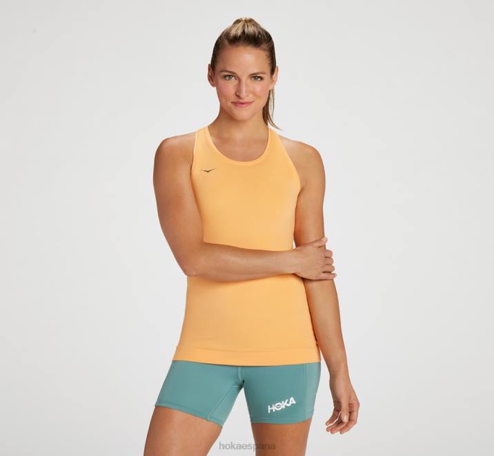 Hoka mujer tanque hupana PBDP316 naranja simulada