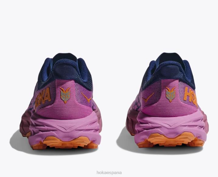 Hoka mujer cabra rápida 5 PBDP101 referente azul/ciclamen