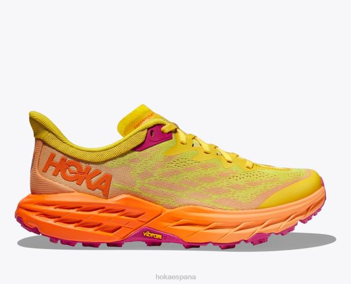 Hoka mujer cabra rápida 5 PBDP102 maracuyá/naranja simulada