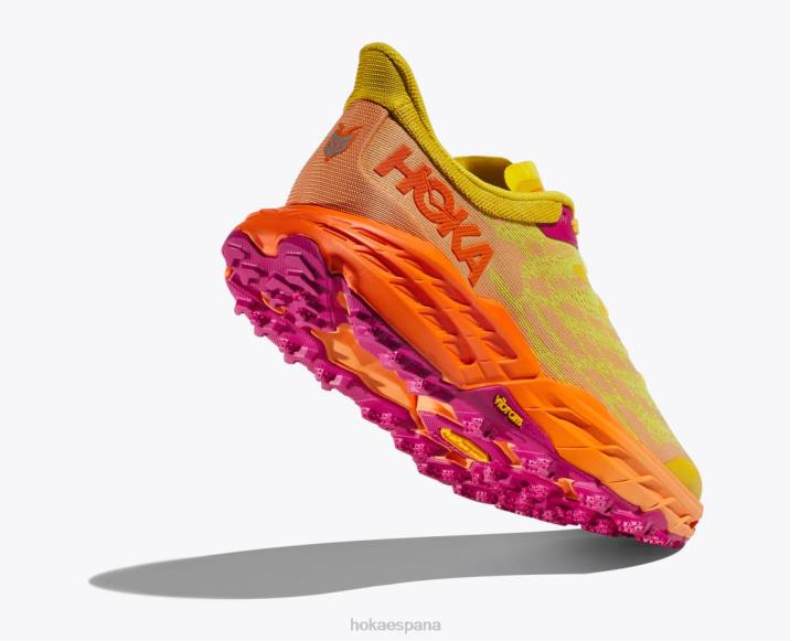 Hoka mujer cabra rápida 5 PBDP102 maracuyá/naranja simulada