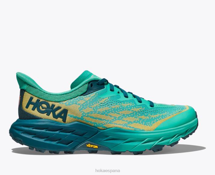 Hoka mujer cabra rápida 5 PBDP103 verde azulado profundo/jardín acuático