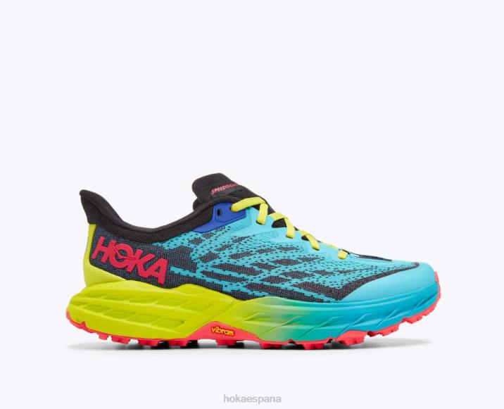 Hoka mujer cabra rápida 5 PBDP241 azul marino/negro
