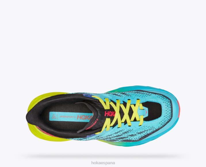 Hoka mujer cabra rápida 5 PBDP241 azul marino/negro