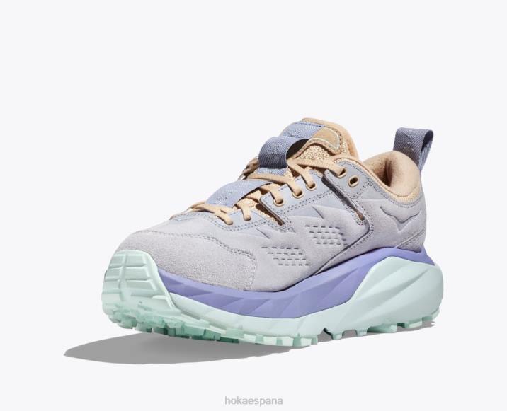 Hoka mujer kaha baja gtx PBDP111 hielo ártico/impresión púrpura