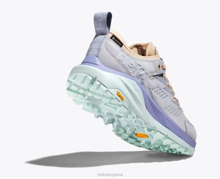 Hoka mujer kaha baja gtx PBDP111 hielo ártico/impresión púrpura