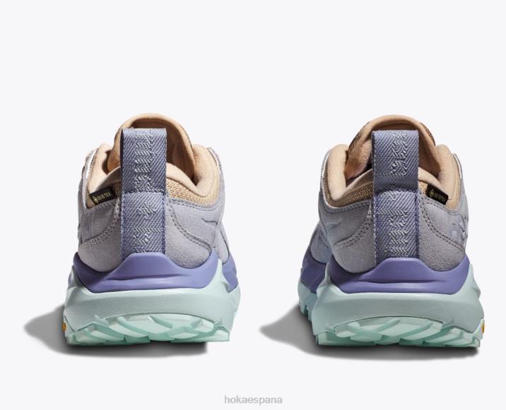 Hoka mujer kaha baja gtx PBDP111 hielo ártico/impresión púrpura
