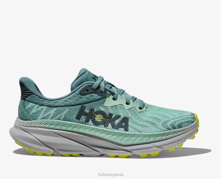 Hoka mujer retador 7 PBDP253 verde niebla/enrejado