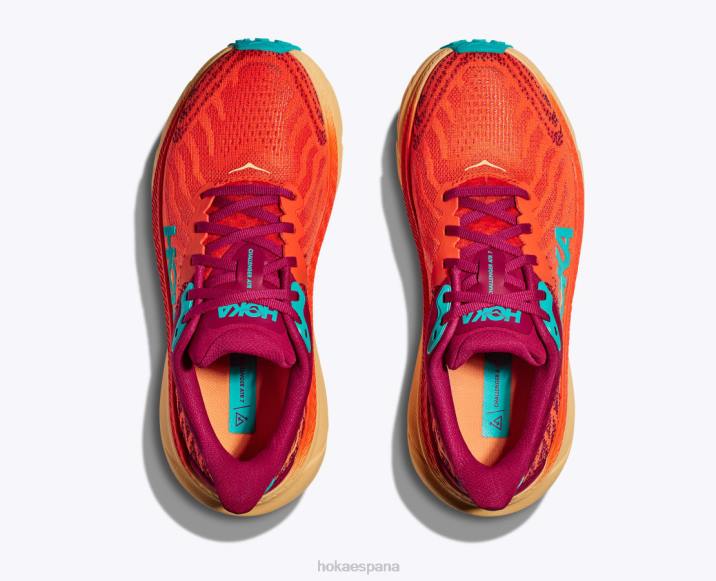 Hoka mujer retador 7 PBDP256 verde niebla/enrejado