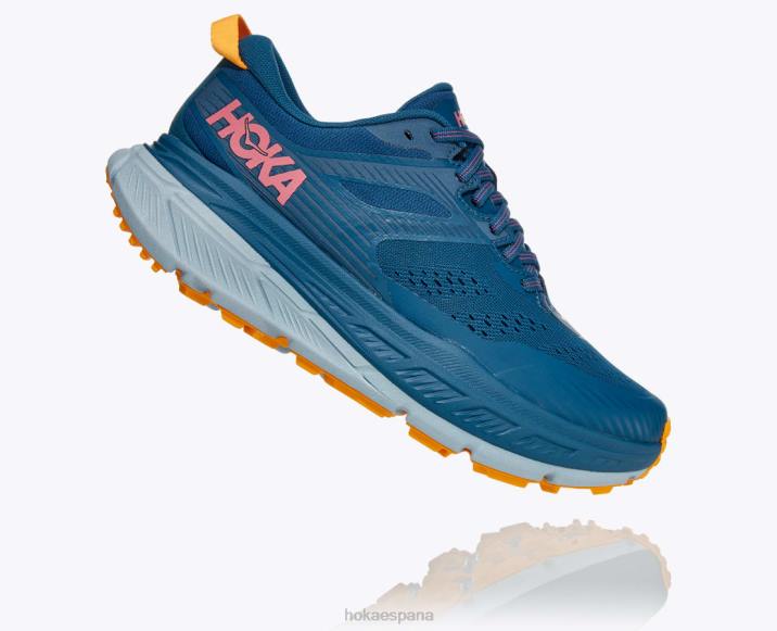 Hoka mujer stinson 6 PBDP120 azul marroquí/azafrán