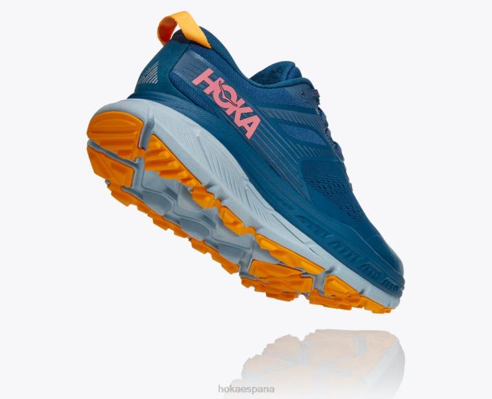Hoka mujer stinson 6 PBDP120 azul marroquí/azafrán