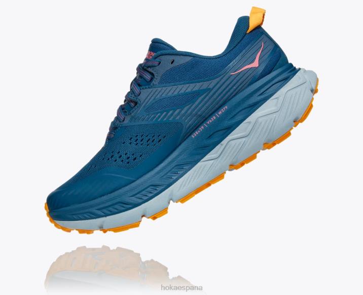 Hoka mujer stinson 6 PBDP120 azul marroquí/azafrán