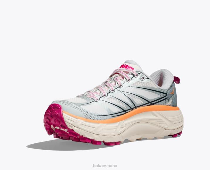 Hoka mujer velocidad mafate 2 PBDP116 flujo blanco/hielo