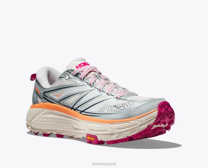 Hoka mujer velocidad mafate 2 PBDP116 flujo blanco/hielo