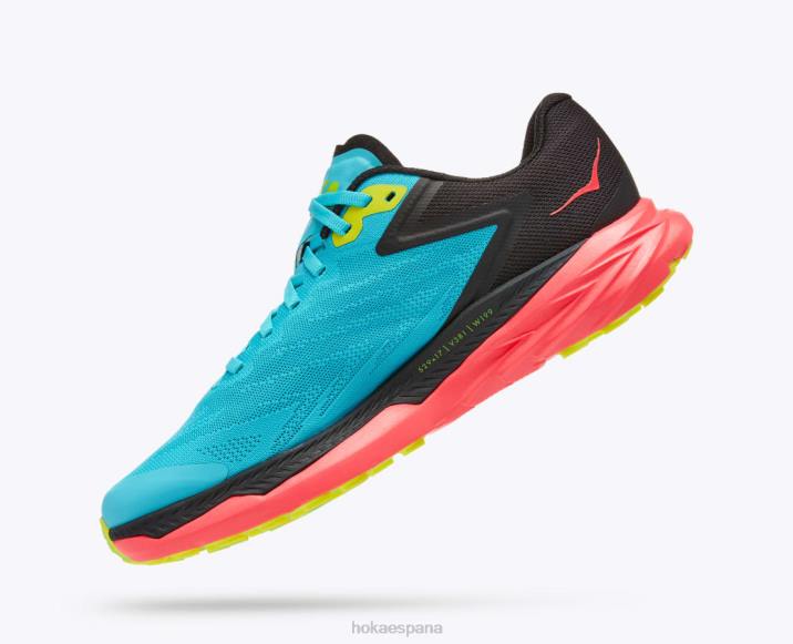 Hoka mujer zinal PBDP134 azul buceo/rosa diva