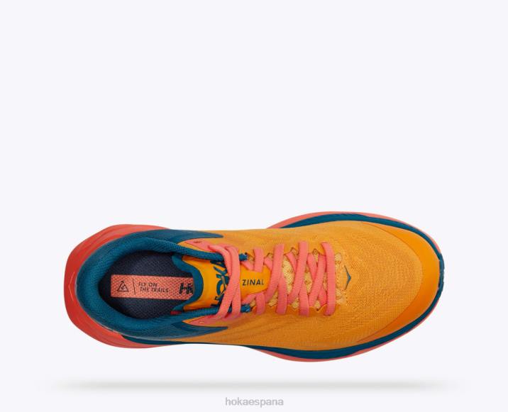 Hoka mujer zinal PBDP137 amarillo radiante/camelia