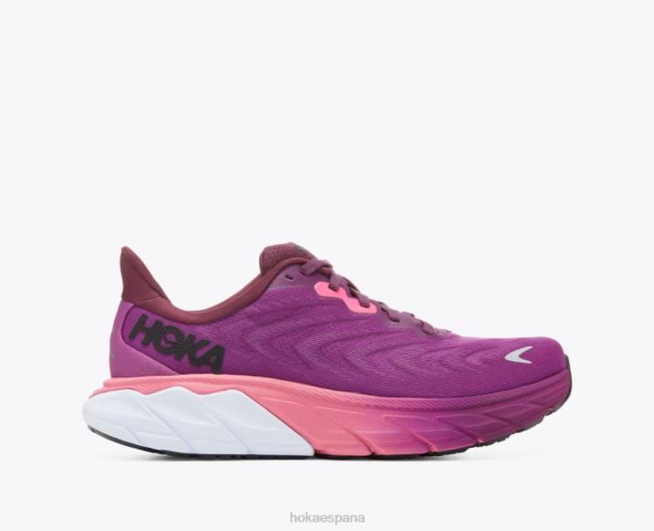 Hoka mujer arahi 6 PBDP24 vino de uva/belleza