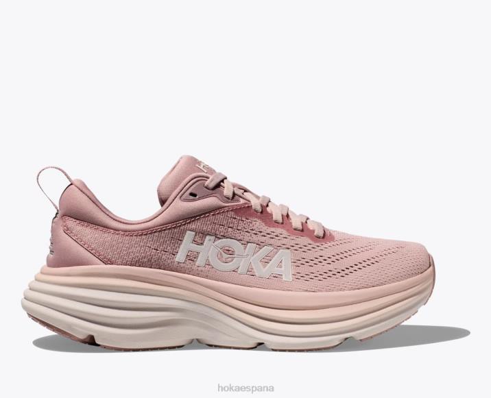 Hoka mujer bondi 8 PBDP10 batido malva pálido/melocotón
