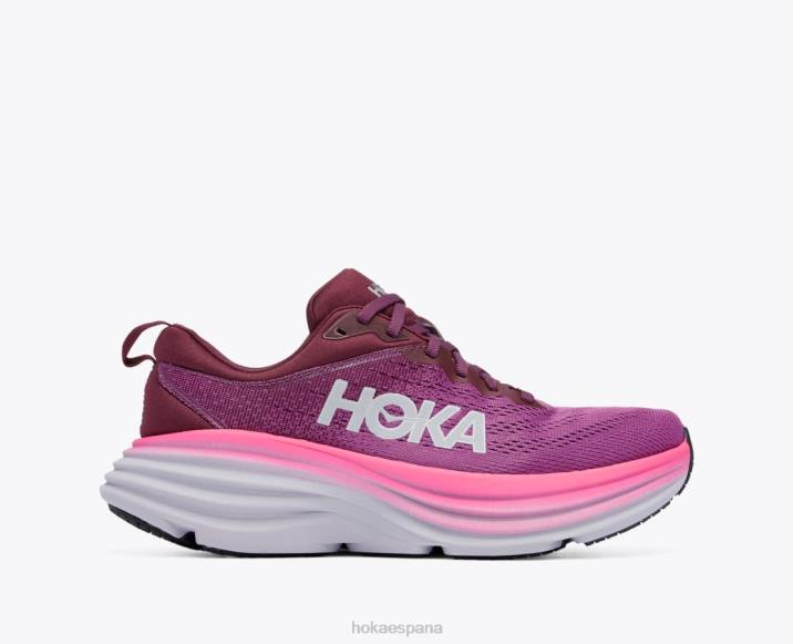 Hoka mujer bondi 8 PBDP15 vino de uva/baya de belleza