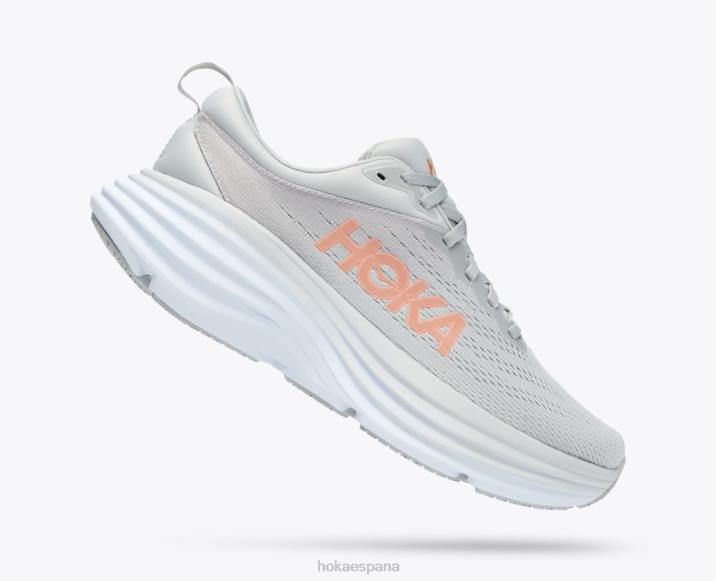 Hoka mujer bondi 8 PBDP245 niebla del puerto/roca lunar