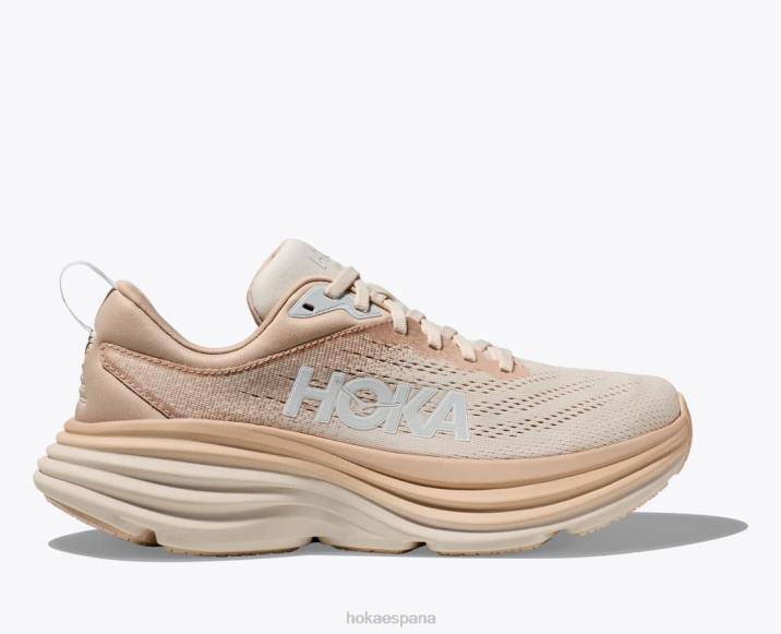 Hoka mujer bondi 8 PBDP9 arena movediza/ponche de huevo
