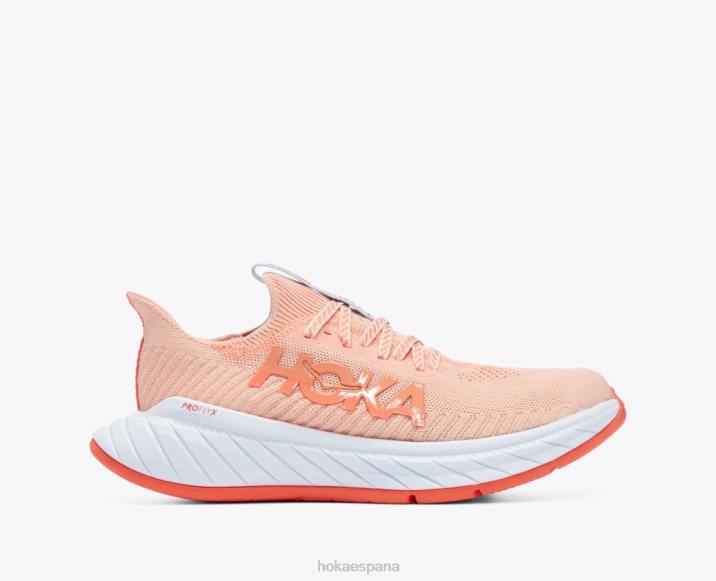 Hoka mujer carbono x 3 PBDP46 parfait de durazno/canción de verano
