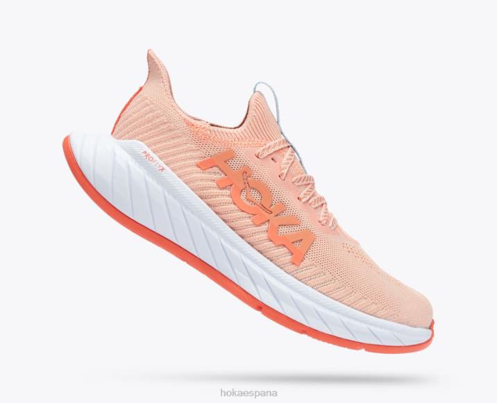 Hoka mujer carbono x 3 PBDP46 parfait de durazno/canción de verano