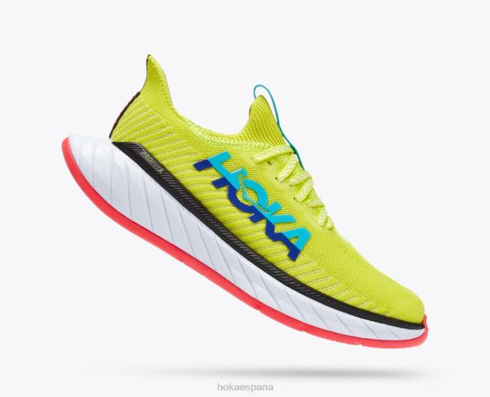 Hoka mujer carbono x 3 PBDP47 onagra/azul buceo